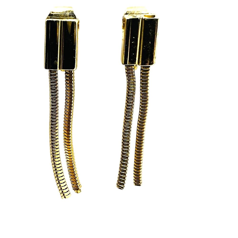 LH Segal California Vintage Clip On Earrings Minimalist Designer Old Money